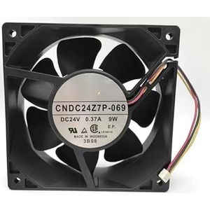 LSGDCTI 12038 CNDC24Z7P-069 24V 9W 3-Wire Barco Fan - Quiet & Compact Design for Optimal