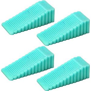 Deurstopwiggen, Vloergemonteerde deurstopper wig, antislip deurstopper(Groen)