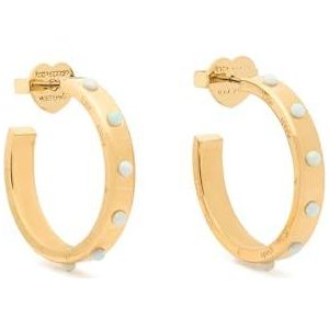 kate spade new york Hoepels, Opaal, hoepels, roestvrij staal, PLATED METAL, synthetische opaal, zirkonia, Cubic Zirconia, hoops, roestvrij staal, GEPLATEERD METAL, synthetische opaal, zirkonia,