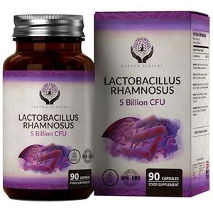 EN Lactobacillus Rhamnosus | 90 Rhamnosus Probioticum Capsules van Hoge Sterkte - 10 Miljard CFU L-Rhamnosus Probiotica per Dosis | Non-GMO, Gluten-, Zuivel- en Allergeenvrij