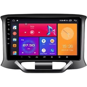 Android 13 Autoradio 9 inch Touch scherm dubbele Din auto stereo voor LADA Xray X ray 2015-2019 met Bluetooth/FM radio/wifi/USB/stuurwielbediening/GPS(4 Core 4+64G)
