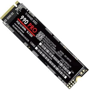 Niniang 1 128G 990 Pro M.2 2280 SSD PCIe 4.0 NVMe interne harde schijf met zwarte PCB-kaart voor desktop-laptop