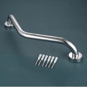 Badkamer Grab Bar Grab Rail,Grab Rails voor Badkamer Badkamer Grab Bar RVS Duurzame Douche Bad Arc Handvat Grip Badkamer Toilet Ouderen Gehandicapten Veilig Faciliteit Helper