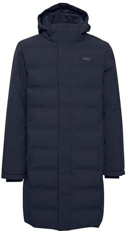 Gewatteerde Jas - Effen - Warm Gevoerd - Waterdicht - Met Capuchon