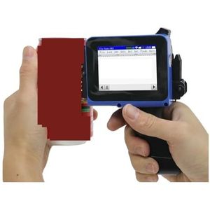 DC12 12,7 mm draagbare miniprinter, gesplitste mini-inkjetprinter, tekst, QR-barcode, afbeelding, batchnummer, logo, datumcodeermachine Lichtgewicht en handig(With 1 ink)