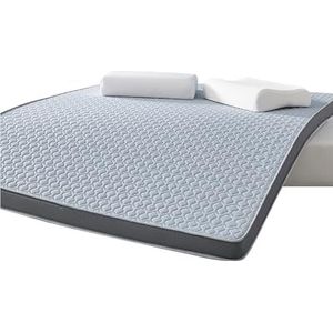 Memory Foam Mattress, Twin Size Mattress,Latex Mattress Topper,Ultra Soft Mattress Topper,Latex Queen Mattress,Firm, Supportive,Skin-Friendly(Gray,180 * 200 * 9cm/70.8 * 78.7 * 3.5in)