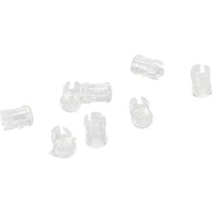 Juroupi 100 Stcs LED -licht Emitting Diode Schaduw Transparante Dopbeveiligingsafdekking Elektronische Component 3 Mm