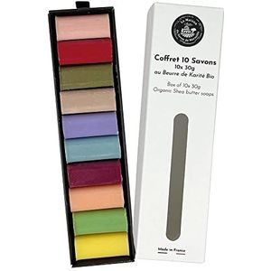 La Maison du Savon de Marseille - Gastenzeep - 10 Stuks - 30 g - Met Sheaboter