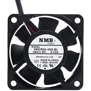 Gloednieuw for NMB 06025SA-24Q-BL 6025 6cm 24V 0.13A 3lijnen case axiale koelventilator