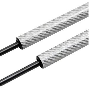 Kleppen Voor Hyundai Voor Tucson LM IX35 SUV 2009-2015 Kofferbak Lift Steunstangen Schokdemper Zuiger Achterklep Stutten Gasdrukdemper(Silver carbonfiber)