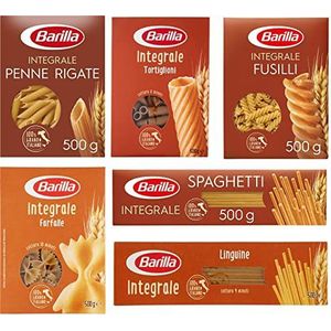 Testpakket Barilla pasta integrale volkoren Italiaanse noedels 500g (6 x 500g)
