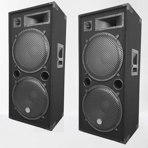 Paar passieve luidsprekers Sono PA 2x15""/38cm 2x2000W 3-weg bassreflex LSC215