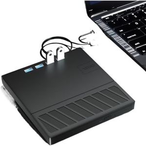 7-in-1 USB 3.0 Type C DVD-speler/brander/lezer met SD/TF-poort Multifunctionele drive for Windows XP/7/8/10/11 laptop/desktop