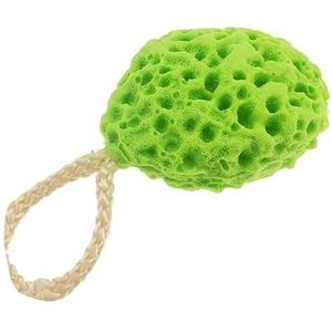 Badsponzen for volwassenen, badspons, mesh poef badspons, schuim Loofah spons (Size : Green)