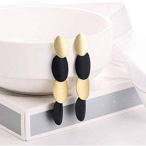 Summer Style Golden Drop Earrings For Women Geomatric Black Long Hanging Earring Triangle Bts Jewelry Earing Bijouterie