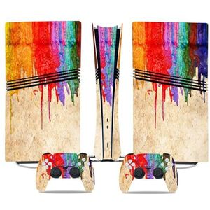 Voor PS5 PRO Skin Digital Edition Console En Controller Vinyl Cover Skins Wraps Krasbestendig, Compatibel Met Voor PS5 Digital Edition Pro 60944 Geen Schuimvorming Bubbelvrij