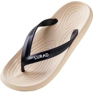 Bathroom slippers， Zomerse slippers for koppels - Clip-on strandsandalen for mannen en vrouwen for buiten en vakantie,House slippers(Beige,40 EU)