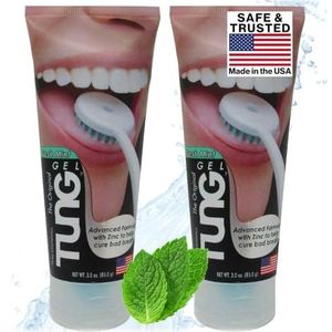 TUNG Fresh Mint gel-/tongreiniger, 2 stuks