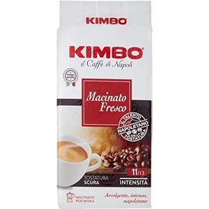 Kimbo koffie Macinato Fresco gemalen koffie 2 kg Italiaanse koffie espresso