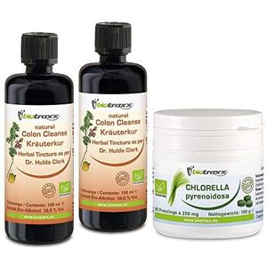 Plantaardige Detox voor Mensen Volledige Reiniging 12 Dagen Pakket - Zwarte Walnoot, Kruidnagel & Alsem voor de Spijsvertering - Veganistisch & Niet-GMO, Glutenvrij, 100% Puur en Natuurlijk, Duitsland