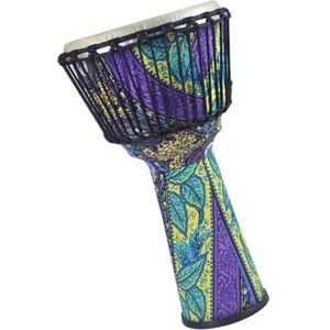 Professionele Afrikaanse Trommel 12,5-inch Plastic Body Synthetisch Leer Drumvel Afrikaanse Drum Beginner Volwassen Handtrommelinstrument (Size : E)