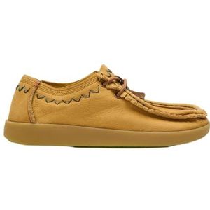 Satorisan - Kwahu Rustic - Wallaby Moccasin - Kleur Peanut - Leer en Textiel