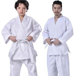Taekwondo krijger kostuum Judo Taekwondo Gi Set met Riem Unisex for Volwassenen Studenten Training Wit Meerdere Maten(XX-Large)