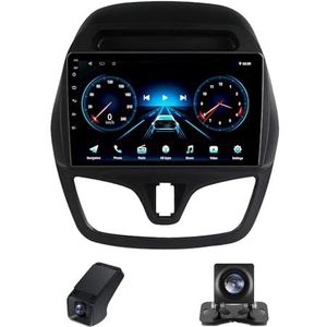 Draadloze Carplay Android 14 Autoradio 2Din 9 inch autoradio geldt voor Chevrolet Spark Beat 2015-2018 met Android Auto GPS-navigatie 9 inch met Bluetooth/Achteruitrijcamera(C10 Pro)
