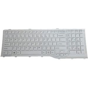 Laptop Toetsenbord Voor For Fujitsu Lifebook A357 Verenigde Staten Lay-out Colour Wit