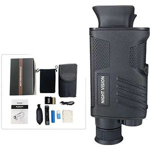 Nachtzichtbril, 1080P HD Monoculaire Nachtzicht Apparaat Infrarood 5x Digitale Zoom Jacht Telescoop Outdoor Dag Nacht Dual Gebruik Volledig donker 300m voor kamperen en jagen(Size:R10 UPGRADE)