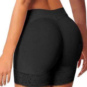 XIWCAFC Vrouwen Butt Lifter Gewatteerde Shapewear Buikcontrole Knickers Naadloze Hip Enhancer Lift Pads Slipje Body Shaper Ondergoed, Zwart, M