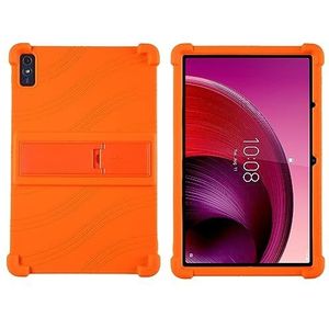 Tablethoes geschikt for Lenovo Tab M10 5G 10,6 inch TB-360ZU TB-360XU zachte siliconen standaard shell cover case(Orange)