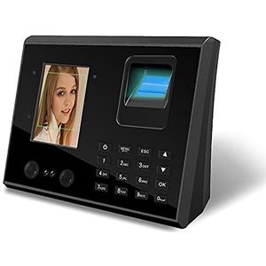 Klokkenmachines voor kleine bedrijven, Biometrische aanwezigheidssysteem Gezichts- en vingerafdrukherkenning TCP/IP Time-aanwezigheidssysteem Klokrecorder werknemer lezer machine