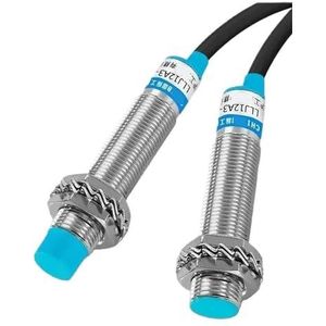Long Detect Distance Inductive Metal Sensor Switch LLJ12A3 2 Wire 3 Wire NPN PNP NO NC M12 Inductive Proximity Switch 4mm 8mm(Flat DC NPN NC)