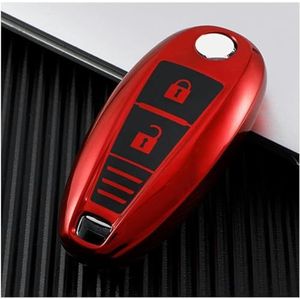 TPU Autosleutelhoesje Shell Houder Tas Sleutelhanger voor Suzuki Baleno Ertiga Vitara Swift Ignis Kizashi Sx4 2016-2019 Autosleutelhoesonderdelen
