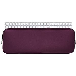 kwmobile toetsenbord hoes compatibel met Apple Magic Keyboard met numeriek toetsenbord hoesje - Neopreen keyboard beschermhoes - Keyboards cover in braam