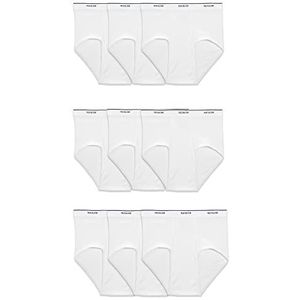 Fruit of the Loom Heren Basic Wit Korte Multipack (pak van 9), Kleur: wit, M