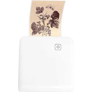Thermisch Printer Thermische Printer 300 DPI M02 Pro Mini Pocket Fotoafdrukken Slimme Mobiele Telefoon Duidelijk Snel(White)