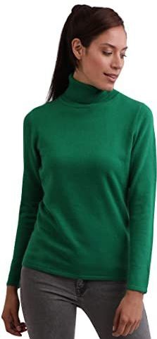 CASH-MERE.CH Trui  donkergroen