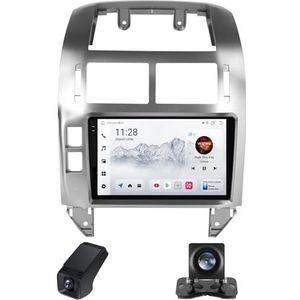 9"" Autoradio Bluetooth geldt voor Volkswagen Polo Mk4 IV 4 2001-2009 Carplay Android Auto/DSP/WiFi GPS Navi RDS/FM Ingebouwde en WiFi,Android 14 Radio 2 din met achteruitrijcamera(A,C20Plus)