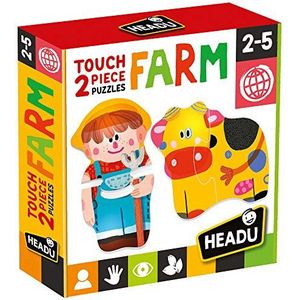 Headu - Touch 2 Piece Puzzles - Farm (MU24889)
