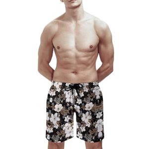 SANYJRV Heren Hawaii Casual Shorts, Licht Zacht Strand Korte Broek, Outdoor Running Sport Trunks met Pocket, Kleur 3, 3XL