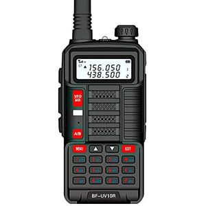 N//B Voor BaoFeng UV10R Dual Band Handheld Walkie Talkie, LED Display Hoge Krachtige Walkie Talkie voor Outdoor (Zwart)
