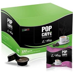 200 capsules Pop Caffe' E-Mio 3 Arabico, compatibel met Lavazza A Modo Mio
