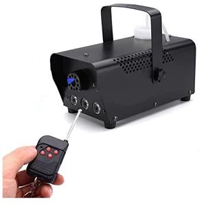 Draagbare bellenmaker Stage rookwerper mist machine LED Afstandsbediening verlichting Dj Feest 50 0W RGB LED voor verjaardagsfeestjes binnen en buiten (Color : RGB, Size : Remote control)