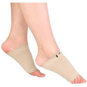 Arch Support Socks, Compression Arch Support Brace And Gel Arch Support Sleeves, Soft Arch Supports with Gel Cushions for Plantar Fasciitis, Flat Feet, High Arches Pain Relief, Men and Women, 2 Pairs
