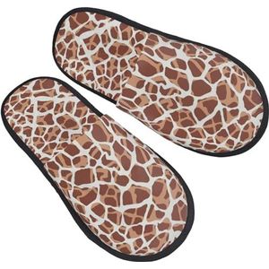 942 Slippers voor vrouwen grappige giraf dierenprint katoenen pantoffels zachte schoenen voor binnen buiten volwassenen man huis schoenen, voor vrouwen, mannen, geschenken, Harige pantoffels 248,