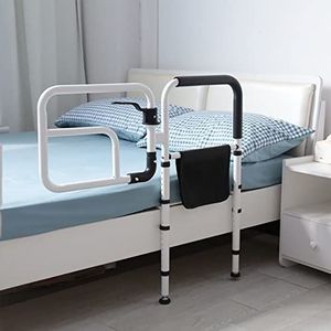 Bedhekken, Bed Assist Bar met opbergvak Hulpmiddel for mensen met een beperking om thuis uit bed te komen Geschikt for de meeste...