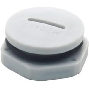 10 Stuks M12-M71 Plastic Plug Waterdichte Nylon Draad Gat Plug M20 * 1.5 Gat Cap Afdichting Cover met Rubber(White,M63X1.5)