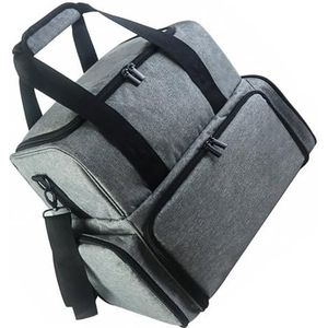 Wdbild - Nagels Polish Opbergdoos - Grijs - Dubbellaags Manicure Gereedschap Organisator - 40 x 29 x 38 cm